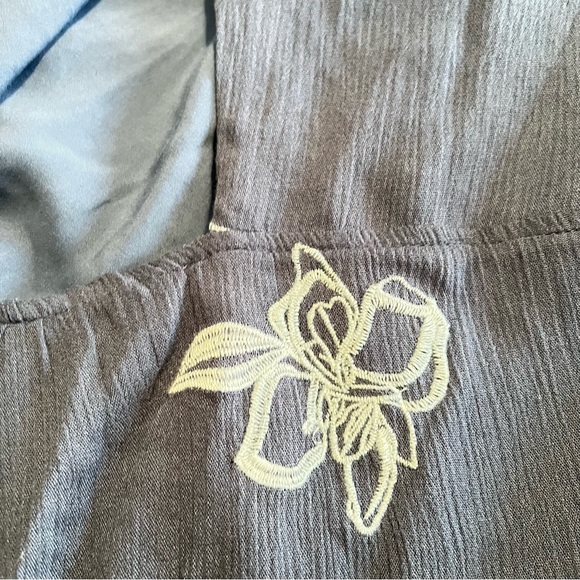 Lost + Wander Boho Floral Embroidered Swim Tunic Dress Médium - Picture 9 of 12